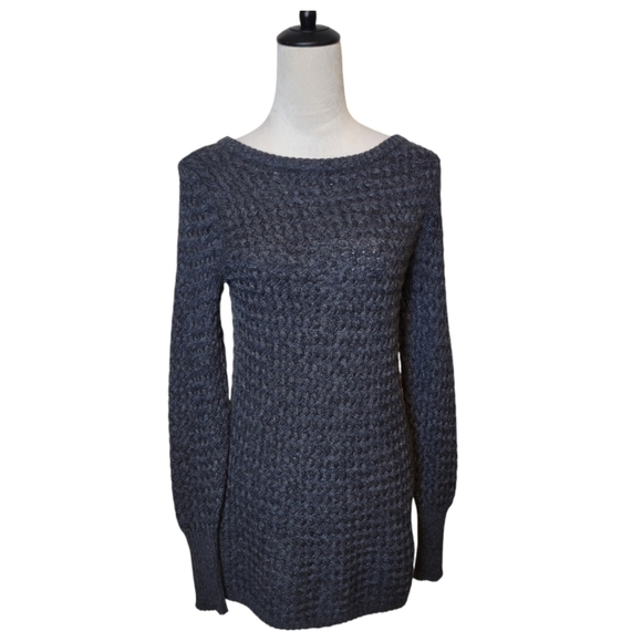 Athleta Charcoal Gray Cypress Long Sweater Size Small - Picture 2 of 5